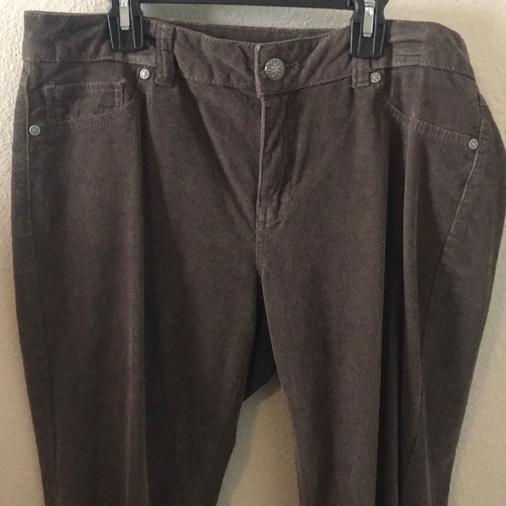 Brown corduroy pants